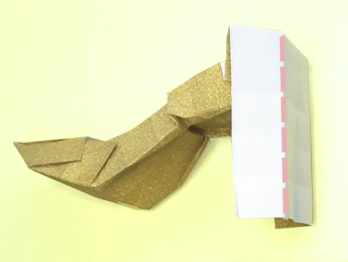 Origami hoge hakken vouwen Origami hoge hakken vouwen