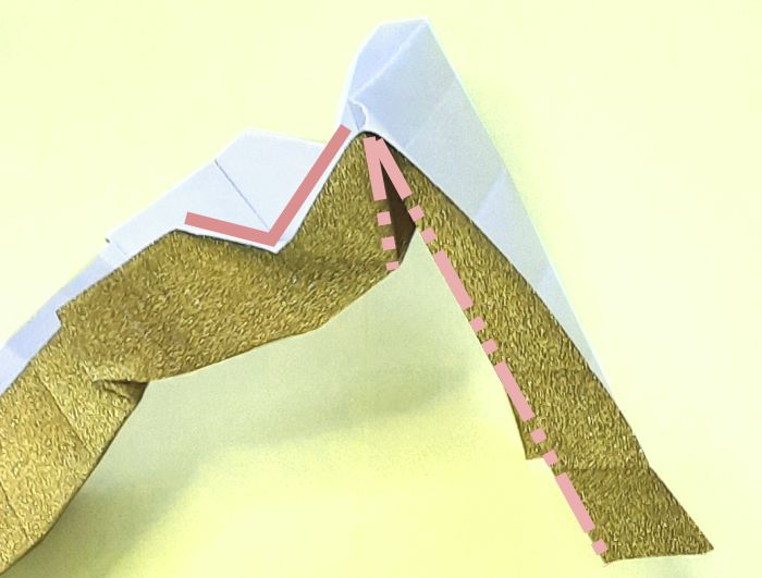 Origami hoge hakken vouwen Origami hoge hakken vouwen