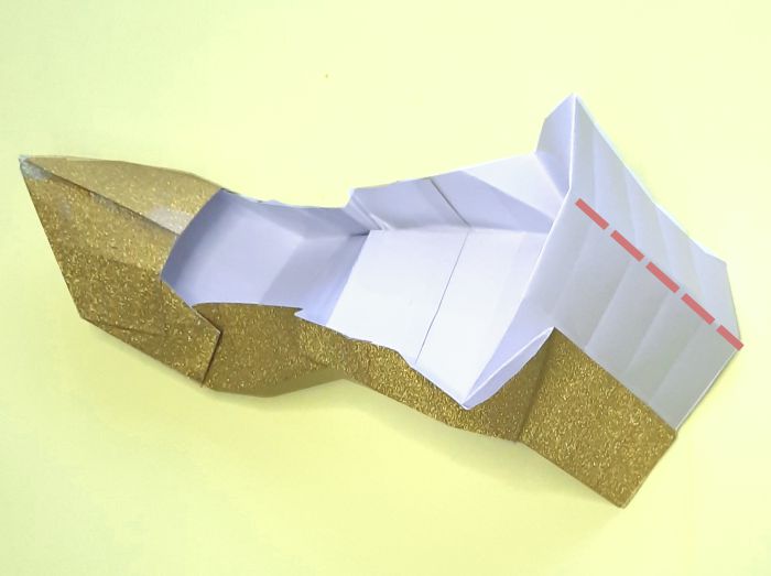 Origami hoge hakken vouwen Origami hoge hakken vouwen