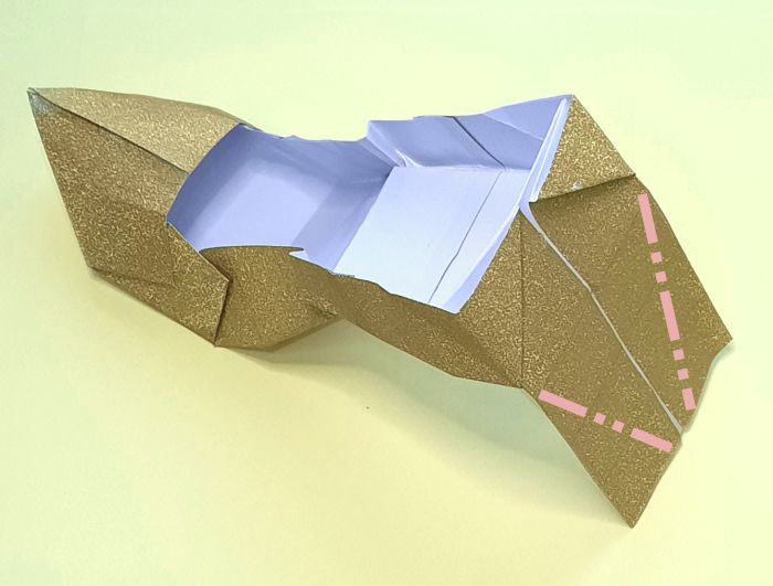 Origami hoge hakken vouwen Origami hoge hakken vouwen
