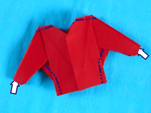 Origami jasje maken