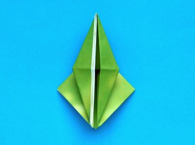 easy origami jumping frog folding instructions