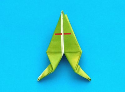 easy origami jumping frog folding instructions