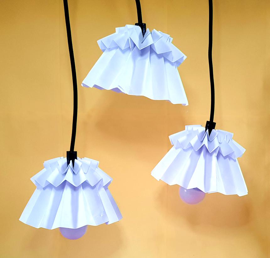 Origami Hanglampen
