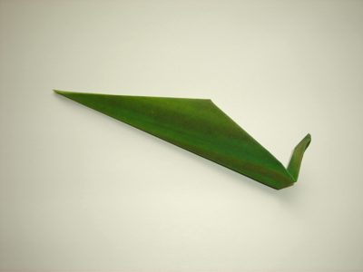 easy to fold origami leaf