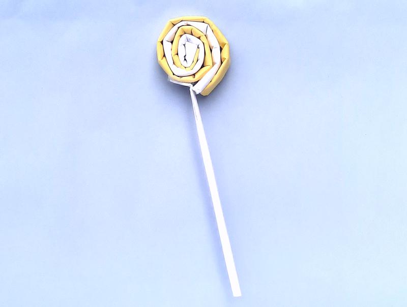 Marshmallow Lolly van papier