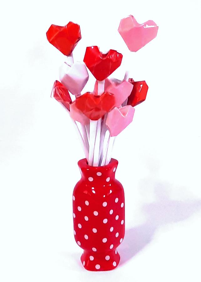 Origami Hartjes Lollies