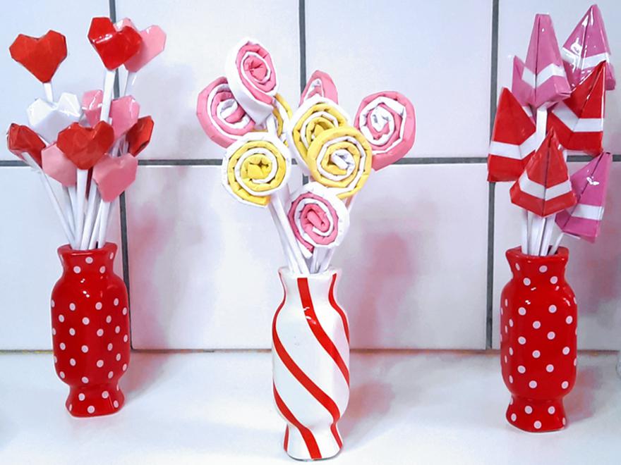 Lollies van papier