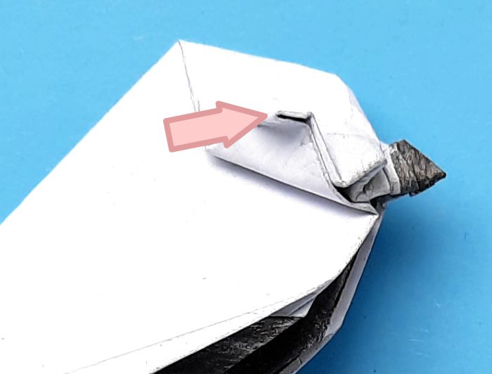 Origami Staartmees vogel vouwen