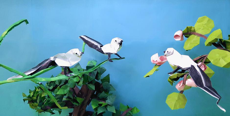 Origami Vogels