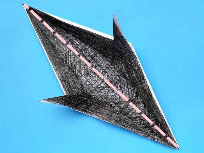 Origami Staartmees vogel vouwen