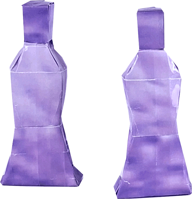 Origami Lotion Flesjes