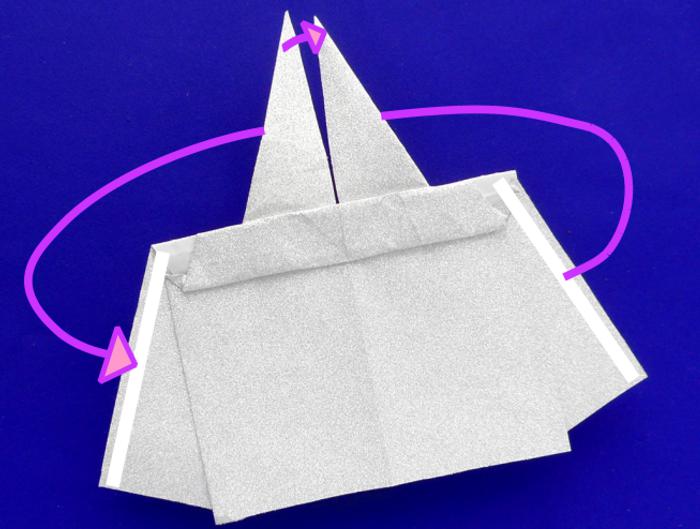 Origami Mini Jurk vouwen