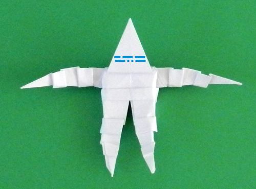 origami mummy diagrams