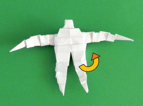 Fold an Origami mummy