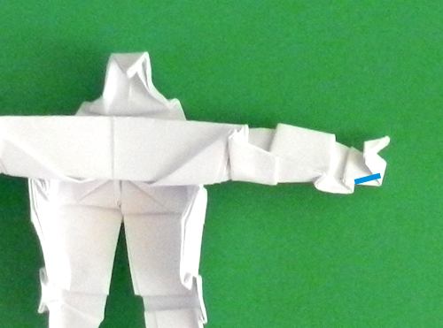 Fold an Origami mummy