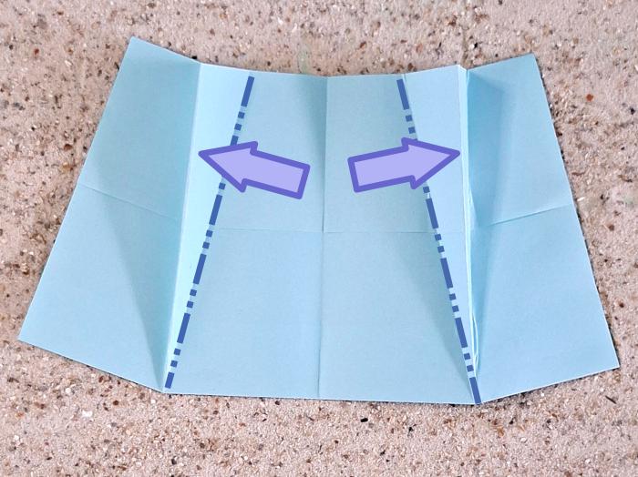 Origami poppenjurk maken