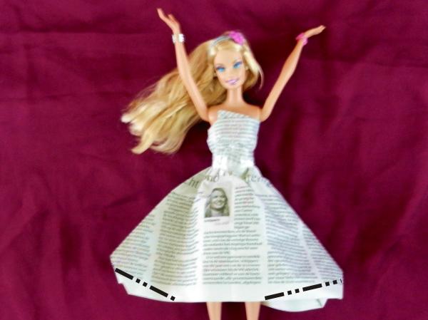 Origami barbie on sale