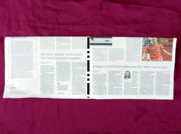 Fold a newspaper Origami dress