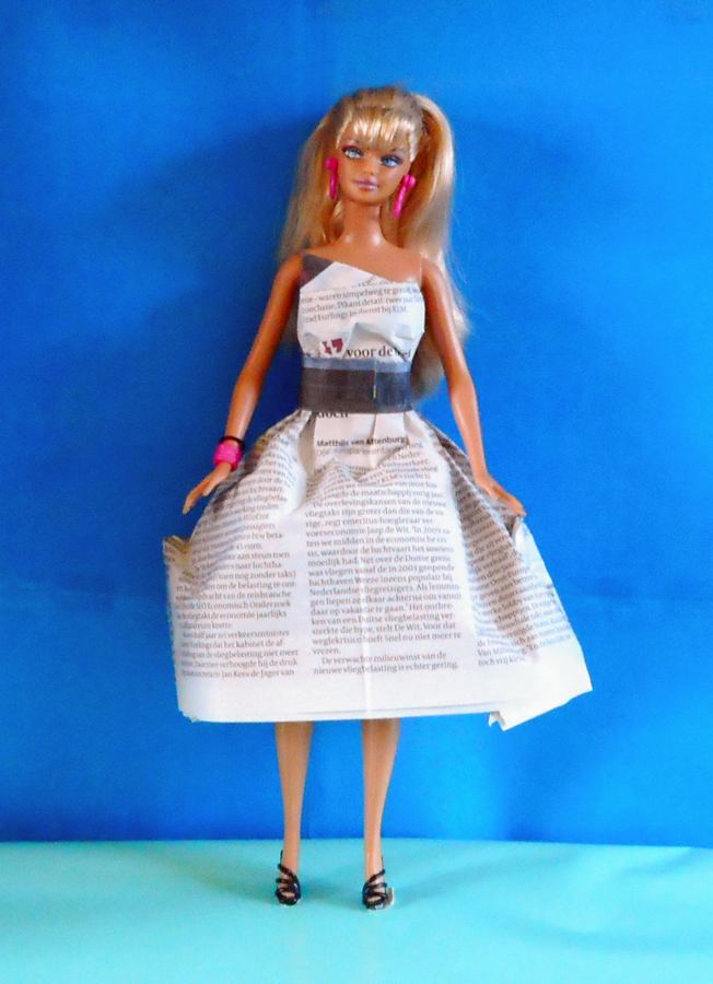 Newspaper dress