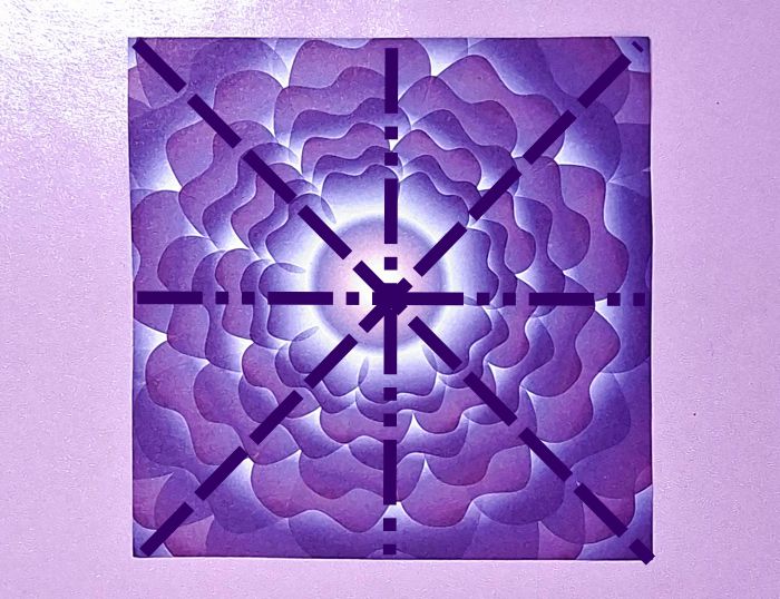 Origami bloemenjurk maken