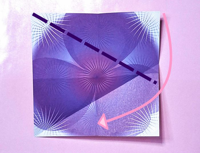 Origami bloemenjurk maken