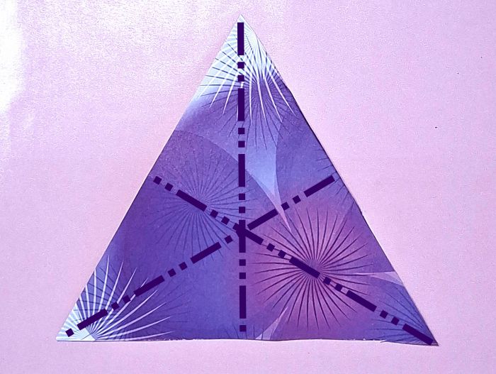 Origami bloemenjurk maken