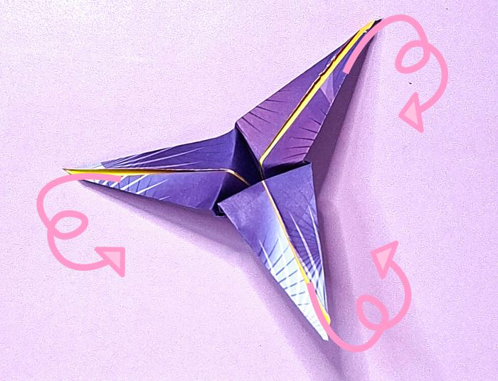 Origami bloemenjurk maken