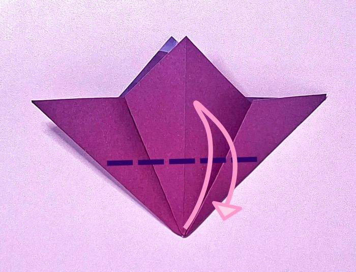 Origami bloemenjurk maken