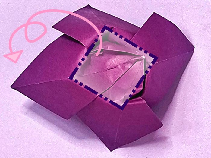 Origami bloemenjurk maken