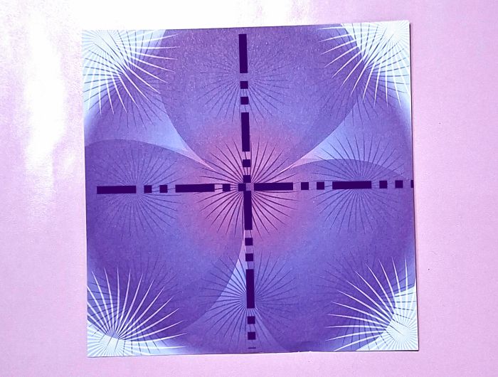 Origami bloemenjurk maken