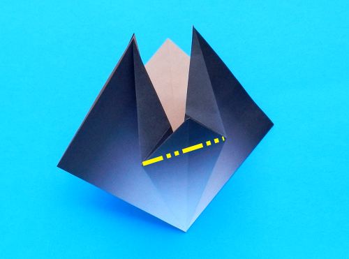 Origami Uil vouwen