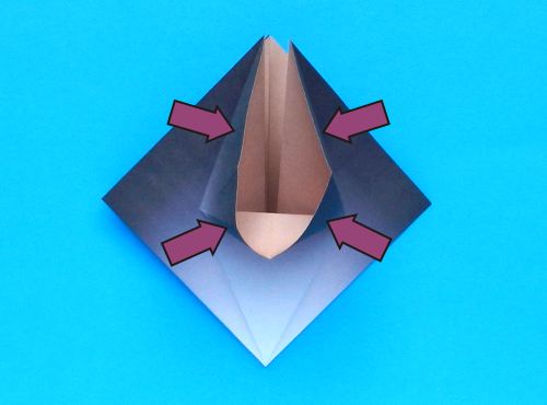 Origami Uil vouwen