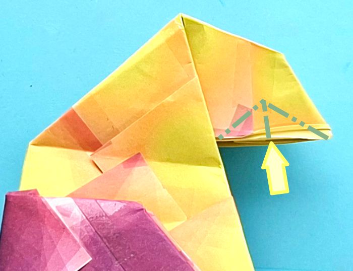 Origami Papegaai vouwen Origami Papegaai vouwen