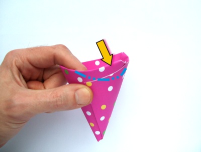 how to make an origami party hat