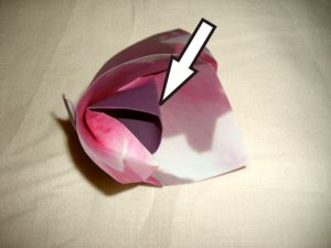 diagrammen voor een origami bloem