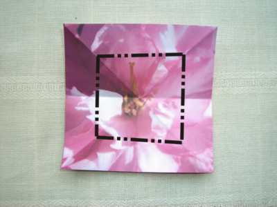 origami flower diagrams