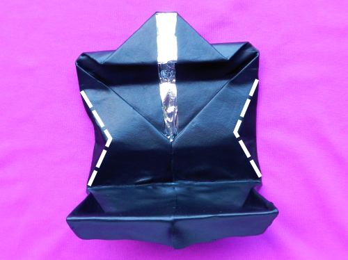 Origami portemonnee maken