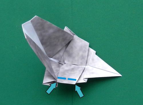 Origami Rhino folding instructions