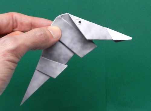 Origami Rhino folding instructions