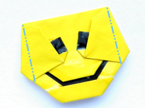 Fold an Origami Smiley face