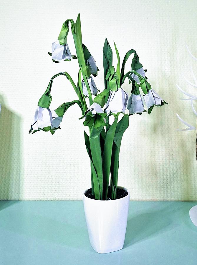 Origami Snowflake Flowers Origami Snowflake Flowers