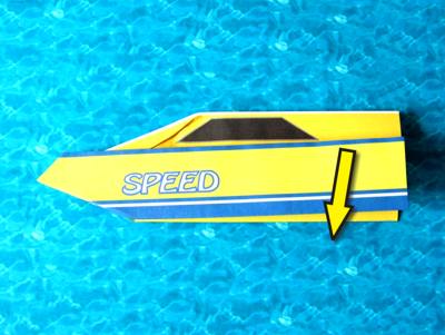 origami speedboat
