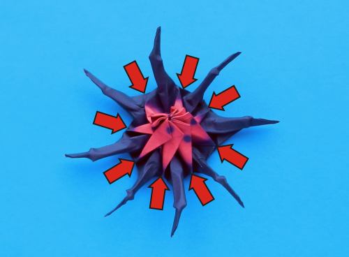 origami spider diagrams