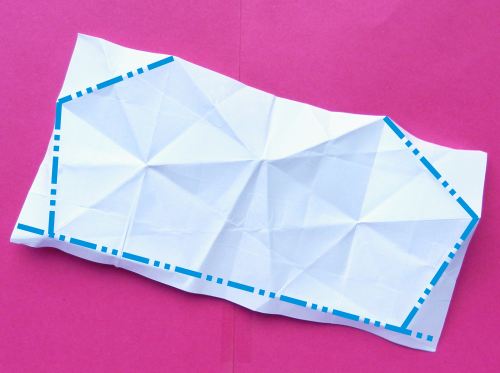 een Origami ster vouwen
