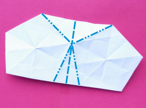 een Origami ster vouwen