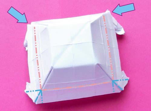 Fold an Origami storage pot
