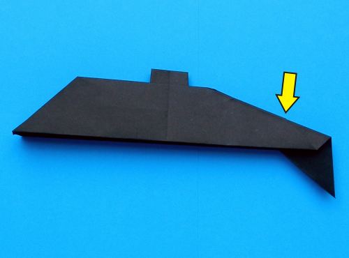 How to fold an origami submarine