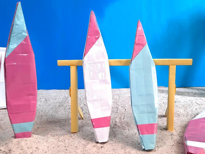 Poppenhuis surfplanken