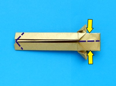 how to fold an origami sword